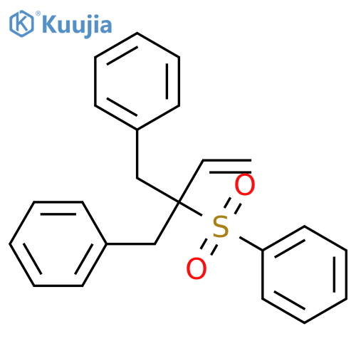 Benzene, 1,1'-[2-ethenyl-2-(phenylsulfonyl)-1,3-propanediyl]bis- structure