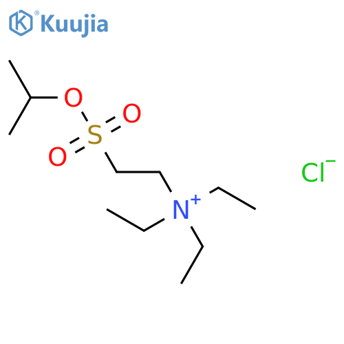 Ethanaminium, N,N,N-triethyl-2-[(1-methylethoxy)sulfonyl]-, chloride structure