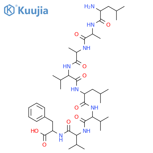 L-Phenylalanine, L-leucyl-L-alanyl-L-alanyl-L-valyl-L-leucyl-L-valyl-L-valyl- structure