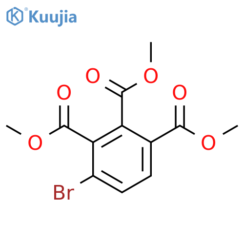 1,2,3-BENZENETRICARBOXYLIC ACID, 4-BROMO-, TRIMETHYL ESTER structure