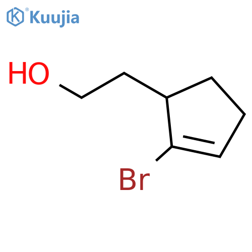 2-Cyclopentene-1-ethanol, 2-bromo- structure