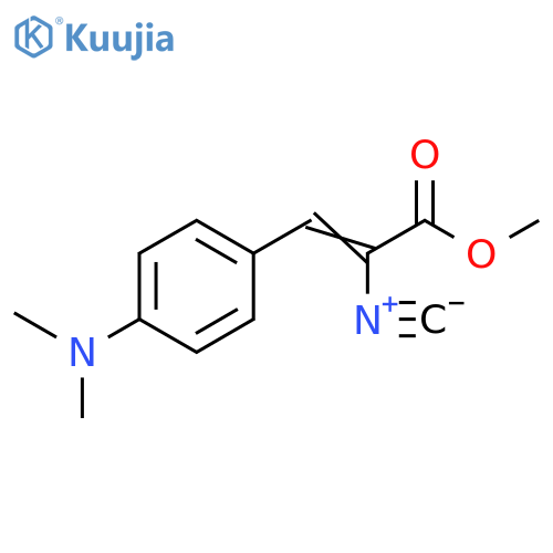 2-Propenoic acid, 3-[4-(dimethylamino)phenyl]-2-isocyano-, methylester structure