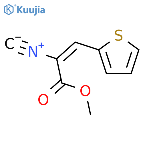 2-PROPENOIC ACID, 2-ISOCYANO-3-(2-THIENYL)-, METHYL ESTER structure