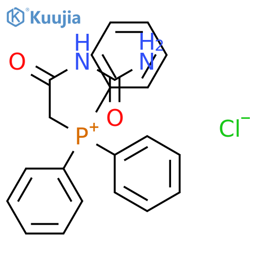 Phosphonium, [2-[(aminocarbonyl)amino]-2-oxoethyl]triphenyl-, chloride structure