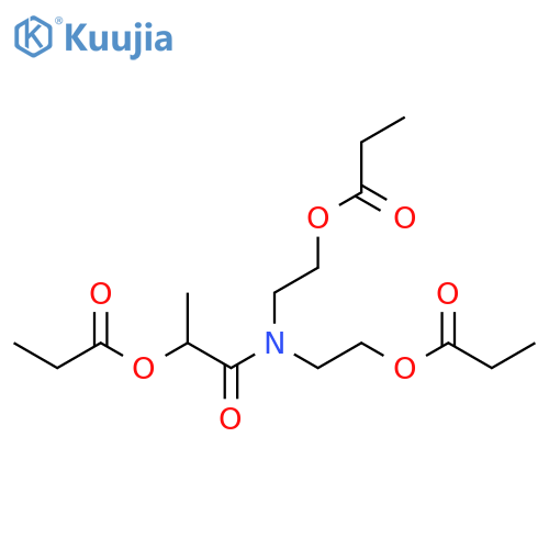 Propanamide,2-(1-oxopropoxy)-N,N-bis[2-(1-oxopropoxy)ethyl]- structure