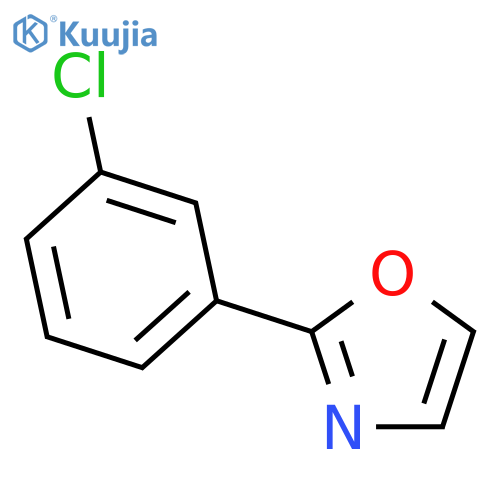 2-(3-chlorophenyl)-1,3-oxazole structure