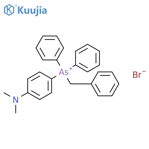ARSONIUM, [4-(DIMETHYLAMINO)PHENYL]DIPHENYL(PHENYLMETHYL)-, BROMIDE structure