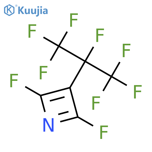 Azete, 2,4-difluoro-3-[1,2,2,2-tetrafluoro-1-(trifluoromethyl)ethyl]- structure