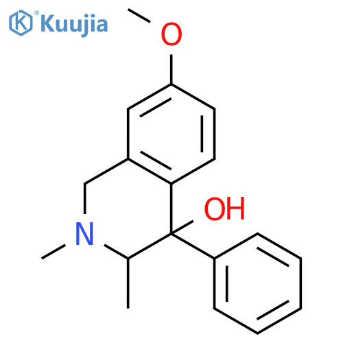 4-Isoquinolinol, 1,2,3,4-tetrahydro-7-methoxy-2,3-dimethyl-4-phenyl- structure