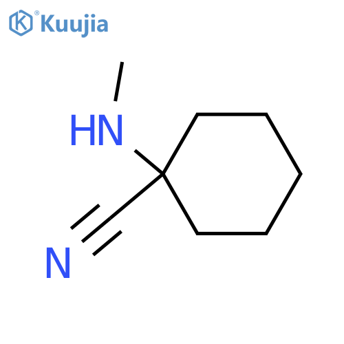 1-(Methylamino)cyclohexanecarbonitrile structure