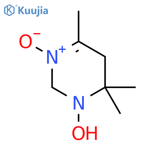 Pyrimidine, 1,2,5,6-tetrahydro-1-hydroxy-4,6,6-trimethyl-, 3-oxide structure