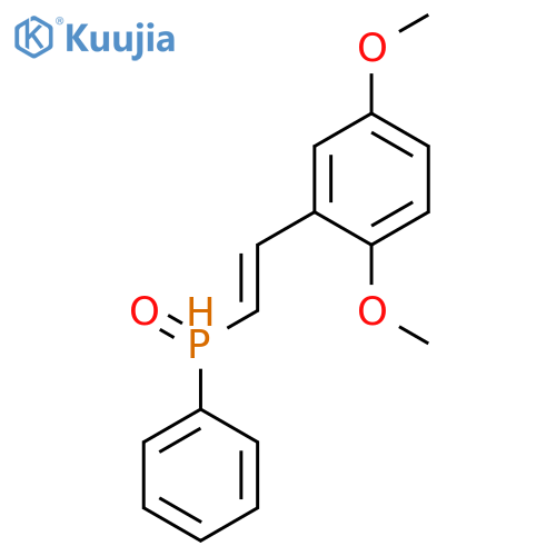 PHOSPHINE OXIDE, (2,5-DIMETHOXYPHENYL)ETHENYLPHENYL- structure