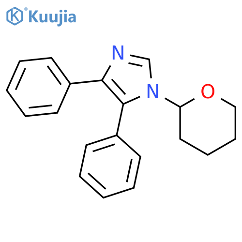 4,5-Diphenyl-1-(2-tetrahydropyranyl)imidazole structure