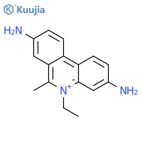 Phenanthridinium,3,8-diamino-5-ethyl-6-methyl- structure