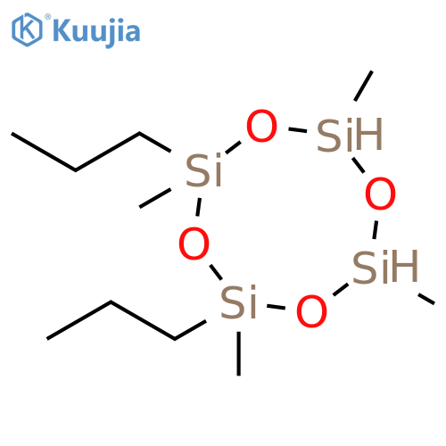 CYCLOTETRASILOXANE, 2,4,6,8-TETRAMETHYL-2,4-DIPROPYL- structure