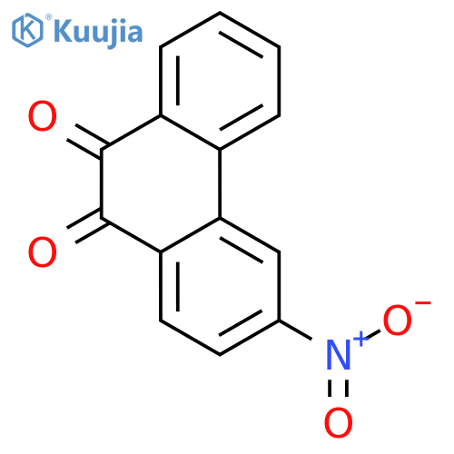 9,10-Phenanthrenedione, 3-nitro- structure