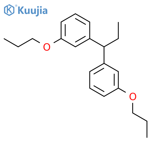 1,1'-(PROPANE-1,1-DIYL)BIS(3-PROPOXYBENZENE) structure