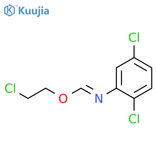 METHANIMIDIC ACID, N-(2,5-DICHLOROPHENYL)-, 2-CHLOROETHYL ESTER structure