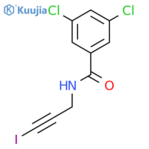 Benzamide, 3,5-dichloro-N-(3-iodo-2-propynyl)- structure