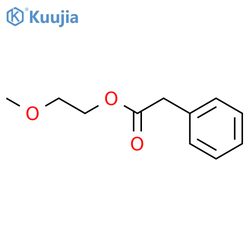 2-methoxyethyl 2-phenylacetate structure
