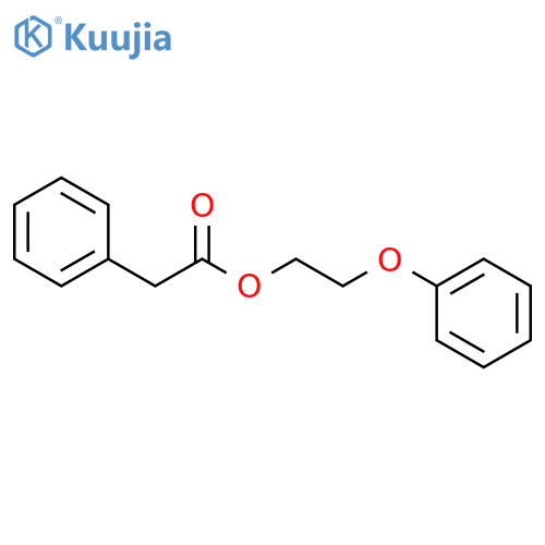 2-phenoxyethyl 2-phenylacetate structure