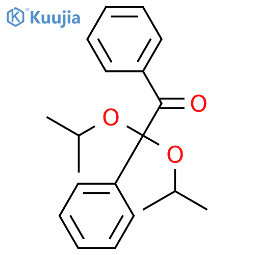Ethanone, 2,2-bis(1-methylethoxy)-1,2-diphenyl- structure