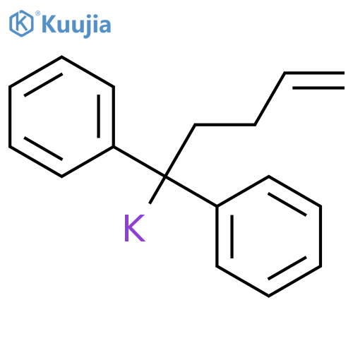 Potassium, (1,1-diphenyl-4-pentenyl)- structure