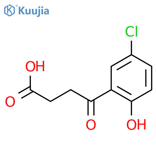 4-(5-Chloro-2-hydroxyphenyl)-4-oxobutanoic acid structure