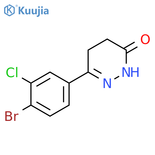 3(2H)-Pyridazinone, 6-(4-bromo-3-chlorophenyl)-4,5-dihydro- structure
