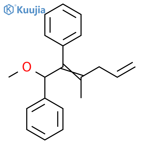 Benzene,1,1'-[1-methoxy-2-(1-methyl-3-butenylidene)-1,2-ethanediyl]bis- structure