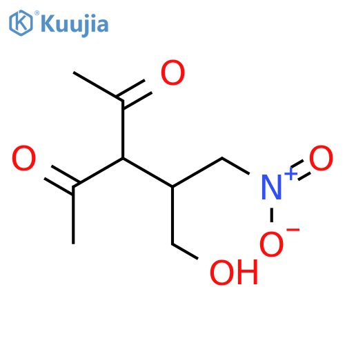 2,4-Pentanedione, 3-[1-(hydroxymethyl)-2-nitroethyl]- structure