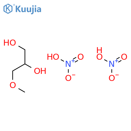 1,2-Propanediol, 3-methoxy-, dinitrate structure