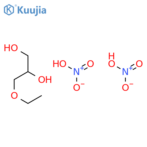 1,2-Propanediol, 3-ethoxy-, dinitrate structure