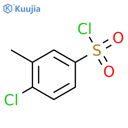 4-Chloro-3-methylbenzenesulfonyl chloride structure