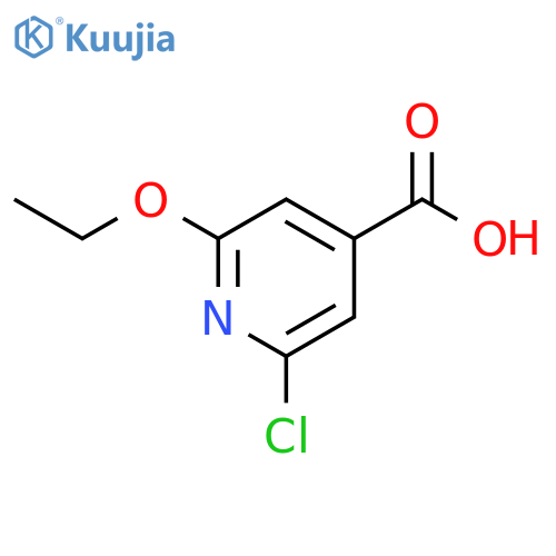 4-Pyridinecarboxylicacid, 2-chloro-6-ethoxy- structure