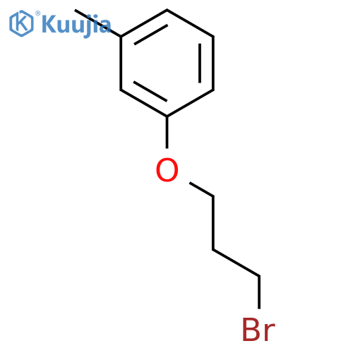 1-(3-bromopropoxy)-3-methylbenzene structure