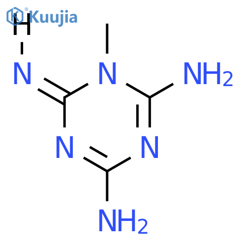 6-imino-1-methyl-1,3,5-triazine-2,4-diamine structure