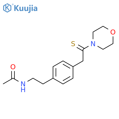 ACETAMIDE, N-[2-[4-[2-(4-MORPHOLINYL)-2-THIOXOETHYL]PHENYL]ETHYL]- structure