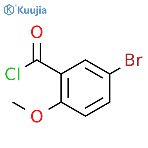 Benzoyl chloride, 5-bromo-2-methoxy- structure