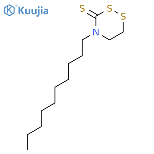 4-decyl-1,2,4-dithiazinane-3-thione structure