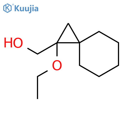 Spiro[2.5]octane-1-methanol, 1-ethoxy- structure