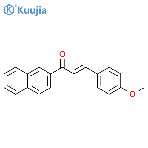 2-Propen-1-one, 3-(4-methoxyphenyl)-1-(2-naphthalenyl)-, (E)- structure