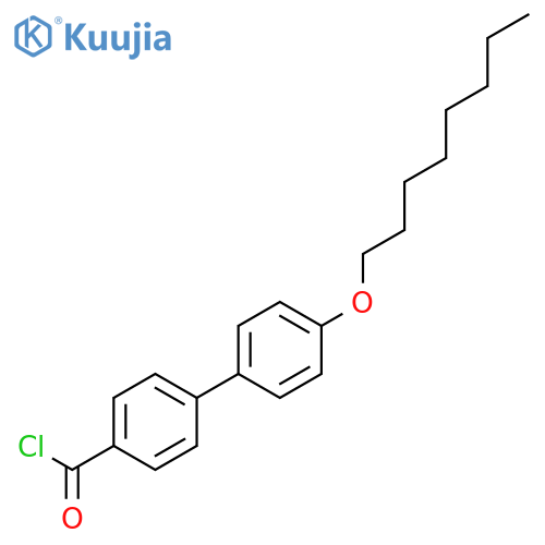 [1,1'-BIPHENYL]-4-CARBONYL CHLORIDE, 4'-(OCTYLOXY)- structure