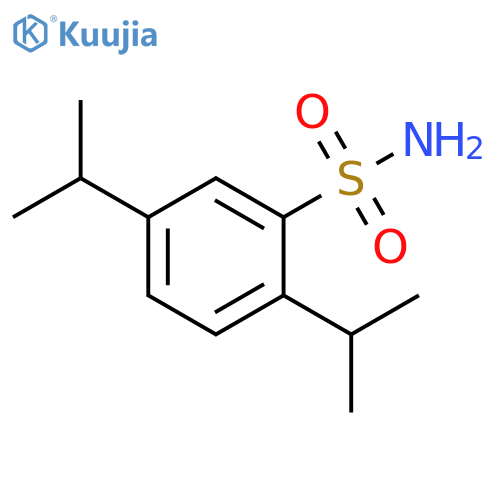 2,5-bis(propan-2-yl)benzene-1-sulfonamide structure
