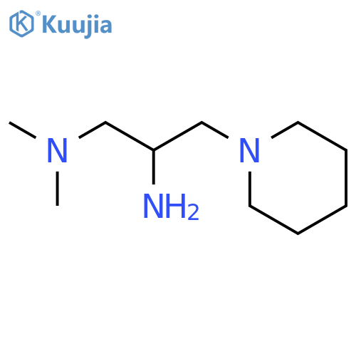 1,2-PROPANEDIAMINE, N1,N1-DIMETHYL-3-(1-PIPERIDINYL)- structure
