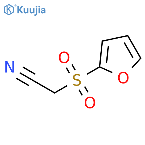 ACETONITRILE, (2-FURANYLSULFONYL)- structure