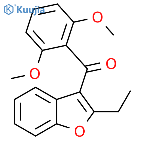 Methanone, (2,6-dimethoxyphenyl)(2-ethyl-3-benzofuranyl)- structure