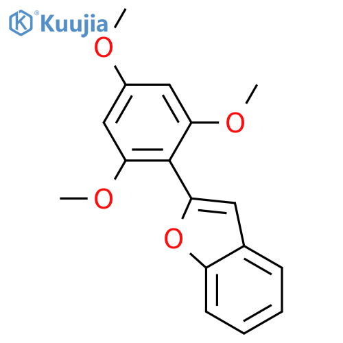 Benzofuran, 2-(2,4,6-trimethoxyphenyl)- structure
