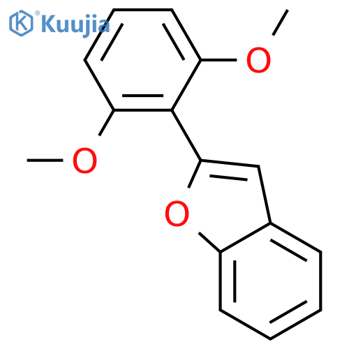 BENZOFURAN, 2-(2,6-DIMETHOXYPHENYL)- structure