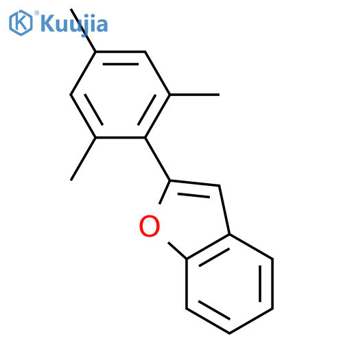 Benzofuran, 2-(2,4,6-trimethylphenyl)- structure